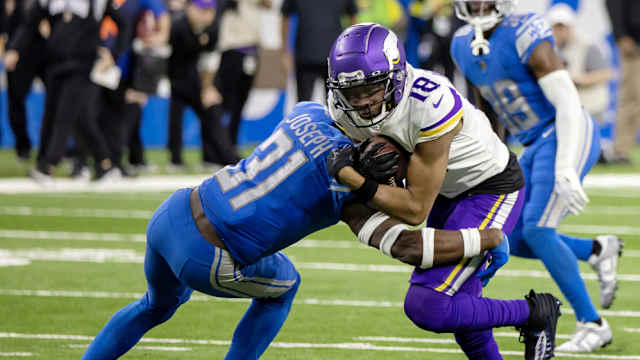 Detroit Lions Kerby Joseph defends Justin Jefferson
